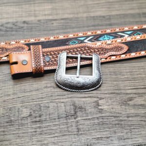 Trailhead 1.5" Leather Western Belt - Navajo Hand-Painted